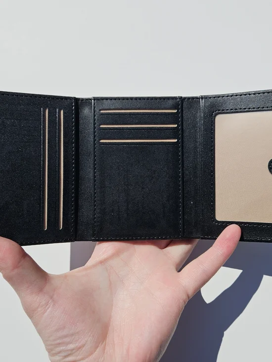 Milk Black & White Cow Print Trifold Wallet - Picture 6 of 8